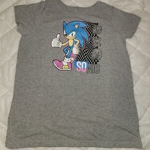 Gray Sonic Kids T-Shirt